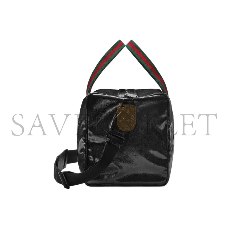 GUCCI MEDIUM DUFFLE BAG WITH WEB 758664 (45.5*29*27cm)